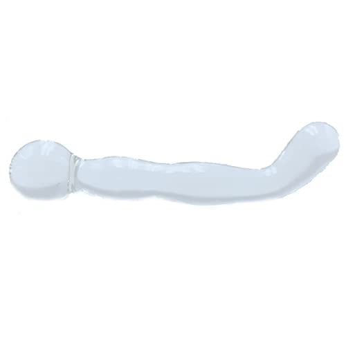 LAHTI Consolador de cristal de doble extremo, pene de cristal, tapón Anal, estimulación del punto G, juguete sexual para masturbación masculina y femenina