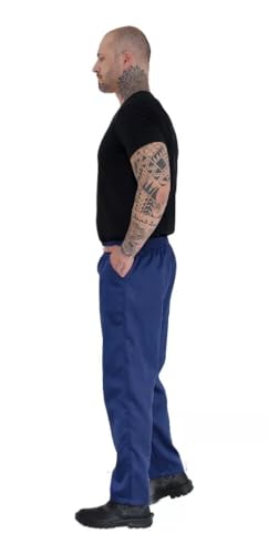 Calça Uniforme Leve Para Trabalho Pesado Pedreiro Mecânico (PRETO, P)