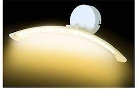 RAJ 6W Curved Led Fancy Light for Bathroom Makeup Mirror,Wall Pictures, Frames. Waterproof Warm White Light fits in Living Room, Bedroom, Home Wall, wardrobes.