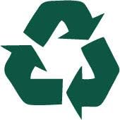 Decaltor Green Recycling Symbol - Laptop Stickers - 5" Vinyl Decal -Funny Laptop, Phone, Tablet Vinyl Decal Sticker,Bumper Sticker