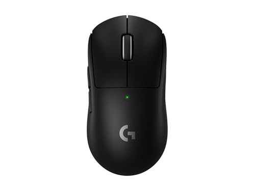 Logitech G PRO X SUPERLIGHT 2 SE mouse gaming wireless, mouse Pro-Grade da 60 g con 5 pulsanti programmabili, sensore a 44.000 DPI, >888 IPS, velocità di aggiornamento 1 kHz, USB-C, PC/Mac - Nero
