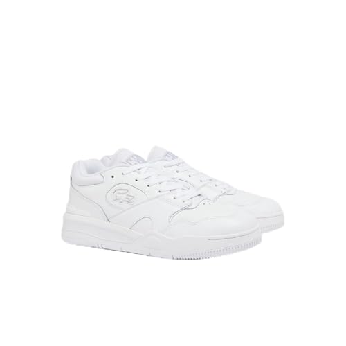 Lacoste Mens Lineshot Sneaker, WHT/WHT, 11