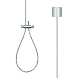 FIXATION FIABLE DE VOTRE TRINGLE DE RIDEAU DE DOUCHE – Grâce au support plafond Libaro, votre barre de douche est solidement fixée au plafond. Fini les rideaux instables et affaissés – profitez pleinement de vos moments sous la douche.