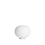 La Referenza È Flos F3330009 Lampada da tavolo con diffusore in vetro soffiato opalino, collezione Glo-Ball, versione Basic Zero 60 W, 19 x 19 x 16 cm, colore bianco (riferimento: F3330009)