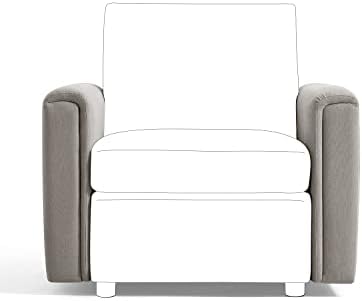 LINSY HOME Armrest Module for Modular Sectionals Sofa Couch, Convertible Sectional Modular Sofa for Living Room, Gray