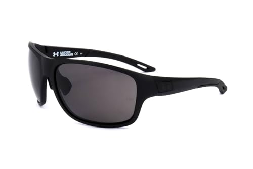 Under Armour Men's Male Sunglass Style UA 0004/S Rectangular, Matte Black/Copper, 65mm, 16mm
