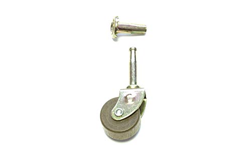 Restore Hardware Wood Furniture Casters Wood Casters For Furniture Set Of 4 Dark Hard Wood Stem Casters Wheels With Inserts thumb #1
