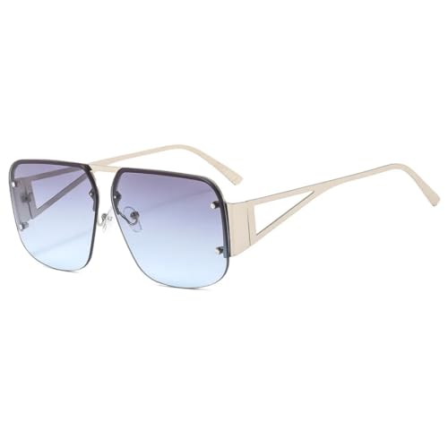 Lunettes de soleil pour femme vintage avec monture large noire style rétro chic
