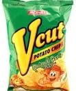 V-Cut Potato Chips (Onion & Garlic) - 2.12oz [Pack of 3]