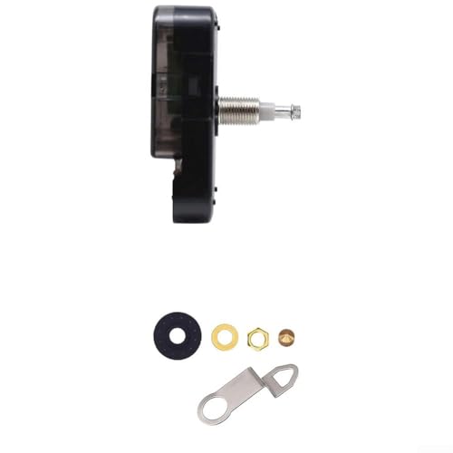 Kit de réparation de mouvement d'horloge murale à quartz pour une heure silencieuse et précise, convient pour la restauration et les projets de remplacement d'horloge (23 mm 12 mm)