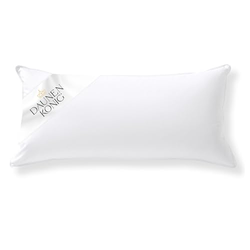 Daunenkönig Almohada de plumón compacta – Tejido: algodón