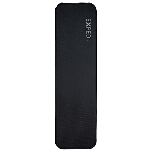 Exped SIM 3.8 M Schwarz - Selbstaufblasende robuste Luftmatratze, Größe 183 cm - Farbe Black