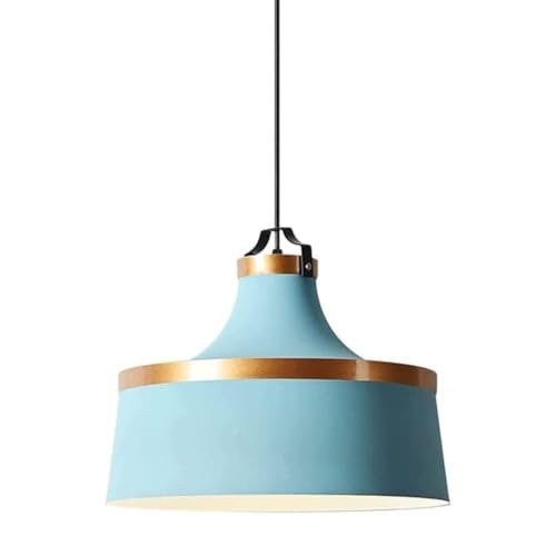 Lámpara colgante de granja para comedor e iluminación sobre mesa de cocina oscura