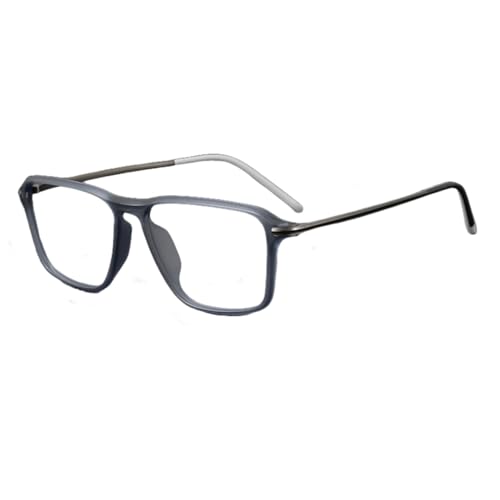 Monture de lunettes acétate titane bleu-gris : la solution légère anti-fatigue pour hommes et femmes