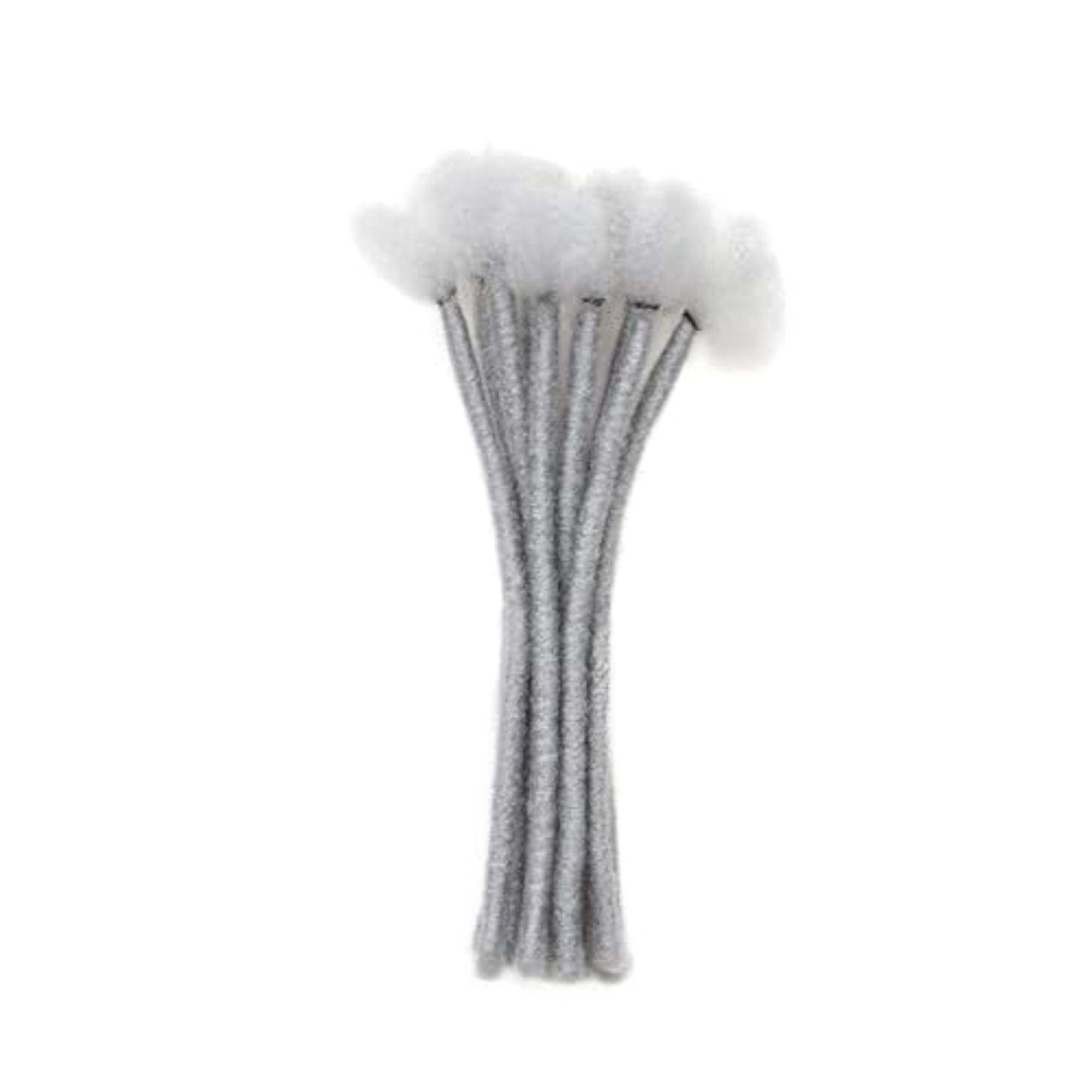 10x Hair Extensions Twist Braid for Men, Grey