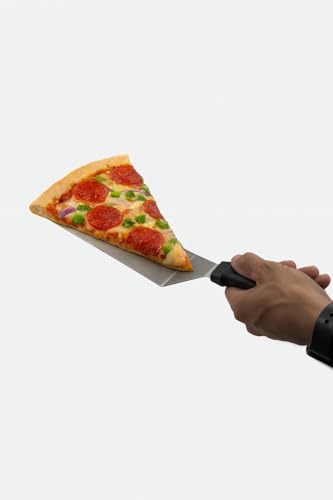 Image of Stainless Steel Pizza Server with Ergonomic Handle | Heavy-Duty Pizza Slice Lifter for Home, Restaurant & Bakery Use | Ideal for Cake, Pie & Pizza Serving