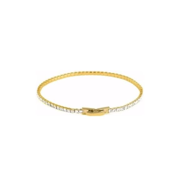 Delicate 14K Gold Square Moissanite Tennis Bracelet, Elegant Bracelet Jewelry For Women, Mother's Day Gift
