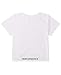 Calvin Klein Girls' Short Sleeve Performance T-Shirt, Crew-Neck Neckline & Logo Detailing, White Logo, 8-10