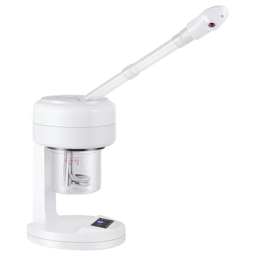 Facial Steamer Nano Ionic Face Steamer with Extendable Arm, Porta...