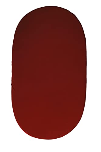Image of Marlowe & Co Viscose from Bamboo Fitted Bassinet Sheet for Baby Boy and Girl (Rust)