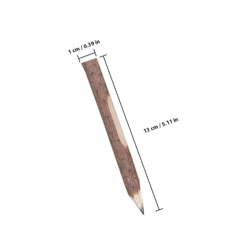 Lápices de madera natural 13 cm pack 6 piezas miniatura 2