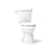Kohler 32820-0 KELSTON Revolution 360 and Continuous Clean 2PC, 128 Elongated Toilet, White