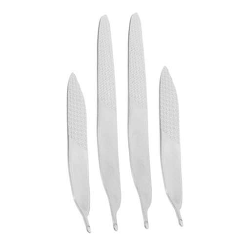 IWOWHERO 4個 やすり スクイジー nail clippers ツール ネイルバッファリングファイル マニ アートファイル 大きい 道具 設定 こする 旅行 コランダム