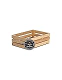 Cajas Decorativas de Madera de Pino Natural, Huacales con medida 30 cm x 20 cm x 8 cm, para Centros de Mesa y Regalos, Set...