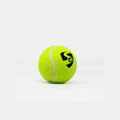 Image of SG Club Heavy Cricket Tennis Balls Pack of 3, Green