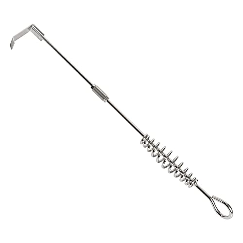 FIRELOOP 20" Stainless Steel Ash Tool Poker for Big Green Egg,Kamado Joe,and Charcoal Grills Durable 304 Stainless Steel,Detachable Handle,Fits Small Large Medium Big Green Egg (20 inches)