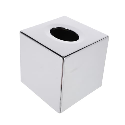 Boîte à mouchoirs plastique décorative avec support napkin incurvé - 2