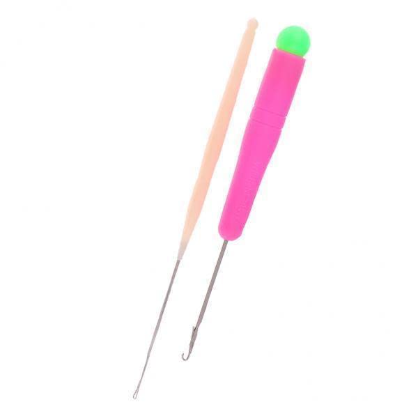 VELURA 4x2pcs Latch Hook Needle for Hair/Micro Women Clothid Dread Lock Maintaining|2 Pieces Latch Hook (4 Pack)| Hooks| Needlecrafts & Yarn |Crafts-image-35