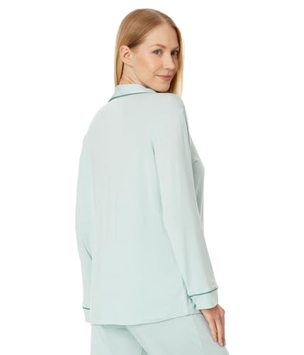 Image of Eberjey Gisele Classic Women's Pajama Set | Long Sleeve Shirt + Long Pants