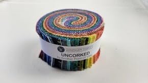 Uncorked Metallic from Windham Fabrics 2.5" Strips Jelly Roll - 40 Strips