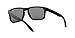 Oakley Men's OO9102 Holbrook Square Sunglasses, Matte Black/Positive Red Iridium, 57 mm