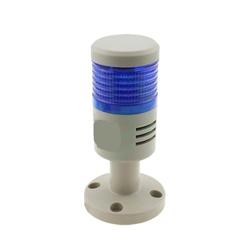 Tour de signalisation rotative 12V avec avertisseur sonore bleu