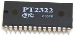 PT 2322 SMD IC - PT2322 6-Channel Audio Processor SMD IC