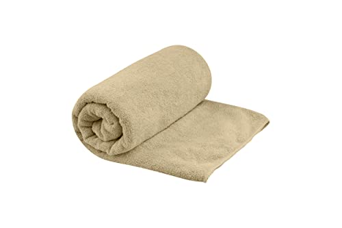 Toalla TEK M arena : serviette de bain compacte en microfibre sable - 2