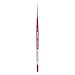 da Vinci Watercolor Series 1280 CosmoTop Spin Paint Brush, Medium Needle-Sharp Liner Synthetic with Red Handle, Size 3/0 (1280-3/0)