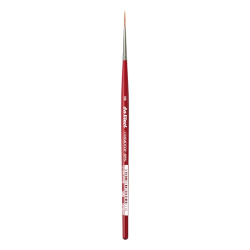 Image of da Vinci Watercolor Series 1280 Size 3 /0 - CosmoTop Spin Medium Needle-Sharp Liner - Professional Quality Multi-Diameter Synthetic Fibers - Holds More Water Than Any Other Synthetic