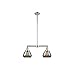 Innovations 209-PN-G173-LED 2 Light Vintage Dimmable LED Chandelier, Polished Nickel