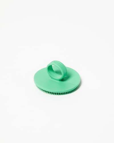 Image of Boie USA Face Scrubber - Handheld Facial Tool, Deep Cleansing Exfoliating Facial Brush. Fights Acne with Gentle, Silicone-Like Bristles, Long Lasting, & Hypoallergenic (Mint)