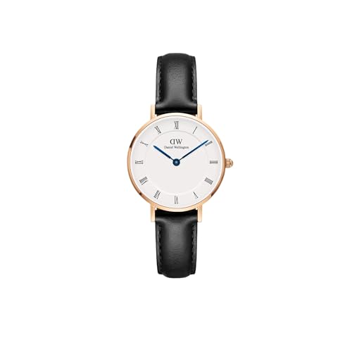Daniel Wellington Petite Analog Watch for Women with White Round ...