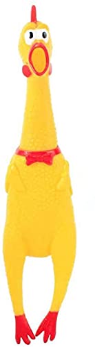 THE DDS STORE Rubber Screaming Chicken Toy for Kids & Pets – Super Durable & Funny Squeaky Chicken Dog Chew Toy (B07K5HFF77) Amazon Price History, Amazon Price Tracker