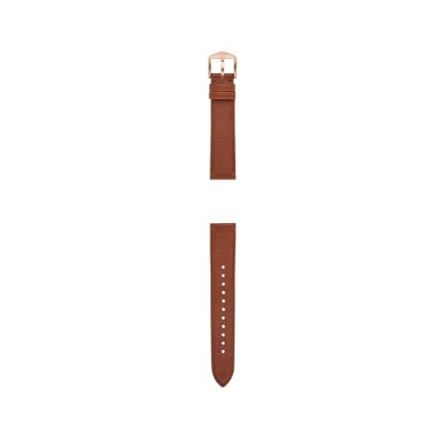 Image of Fossil Men's 22mm Dark Brown LiteHide Leather Watch Band