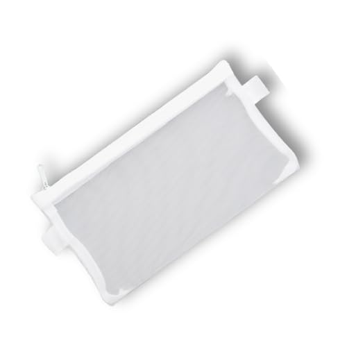Estojo em Nylon Transparente Grande (BRANCO)