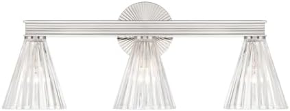 Crystorama Lotus 23.5'' Polished Nickel Bathroom Vanity