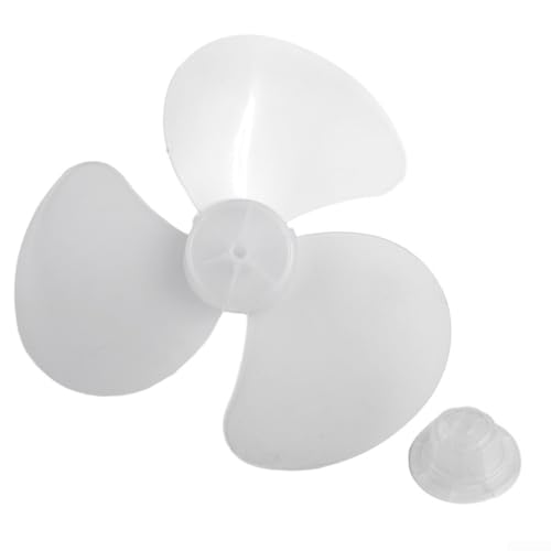 Eawfgtuw Piezas de repuesto de aspas de ventilador de plástico de 16 pulgadas, 3 cuchillas compatibles con ventilador eléctrico vertical de mesa montado en la pared, bajo ruido, fácil de instalar y