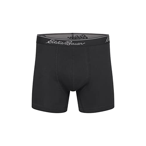 Eddie Bauer Men's 5" No Fly Pouch Premium Value Cotton Boxer Briefs Underwear (5 Pack)4