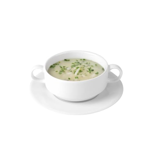 Holst Porzellan AU 525 AU 2-tlg. Porzellan Suppentasse 0,30 l Mondial Weiß 2 Sets